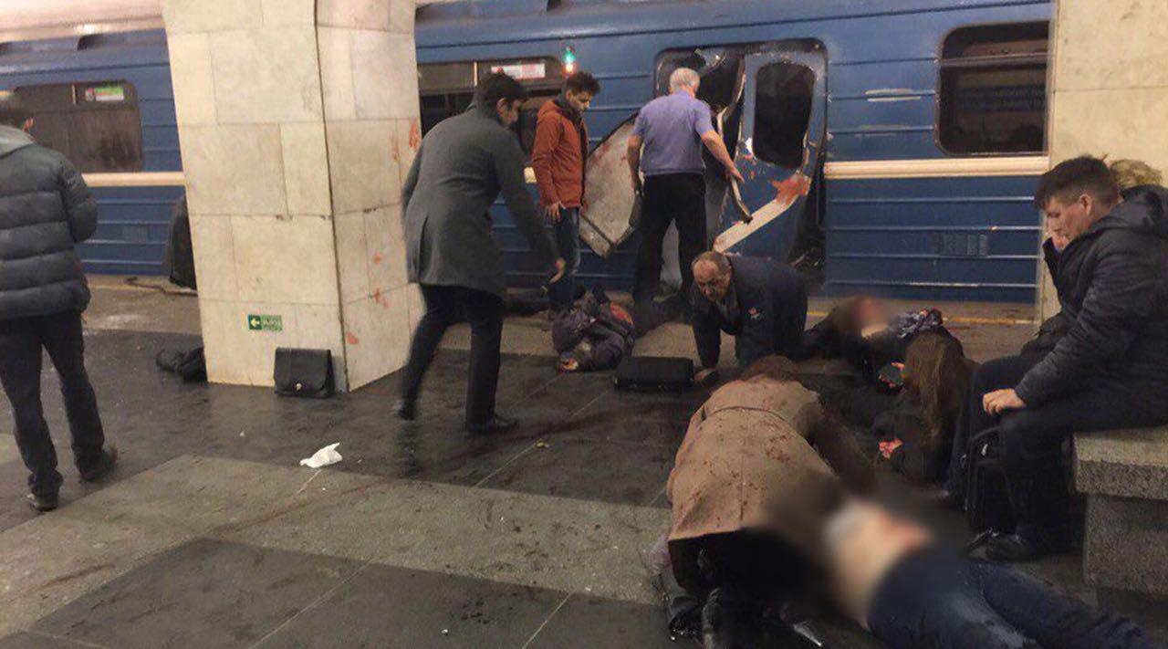 В Санкт-Петербурге в метро прогремел взрыв