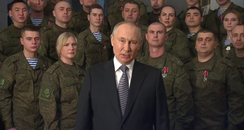 Путин обратился к россиянам с новогодней речью: "Главное - судьба России"