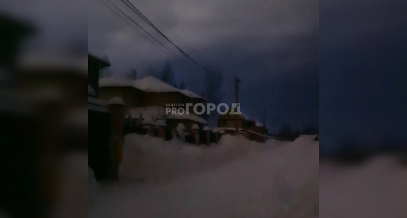 В Чебоксарах частный сектор микрорайона Соляное остался без электричества