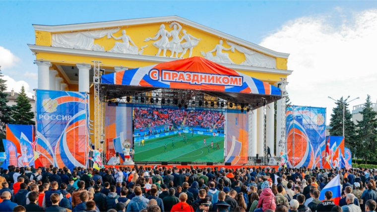 В Чебоксарах на большом экране покажут матч между Россией и Хорватией