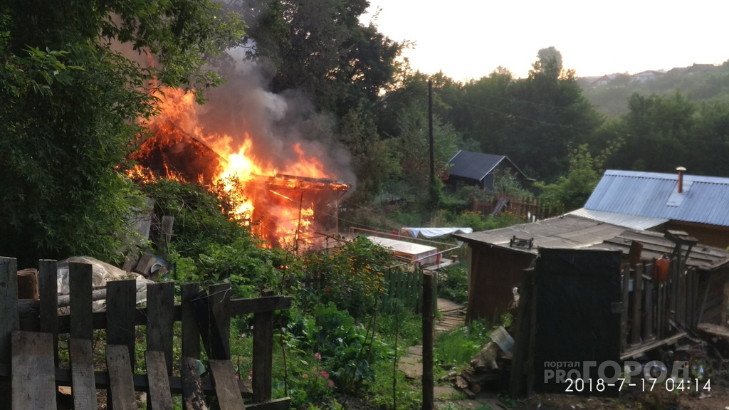 В Чебоксарах рано утром в пожаре сгорели мужчина и женщина