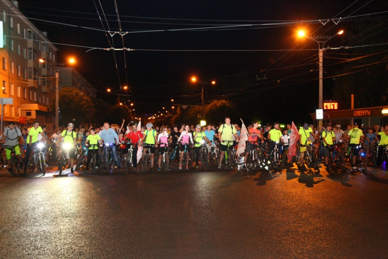 В Чебоксарах устроят ночной велопробег ко Дню города