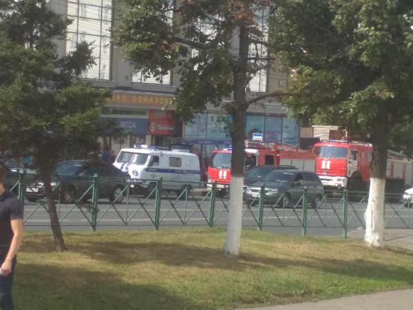 В центре Чебоксар из банка эвакуировали людей