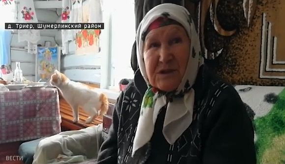 Единственной жительнице чувашской деревни Триер подарили дрова