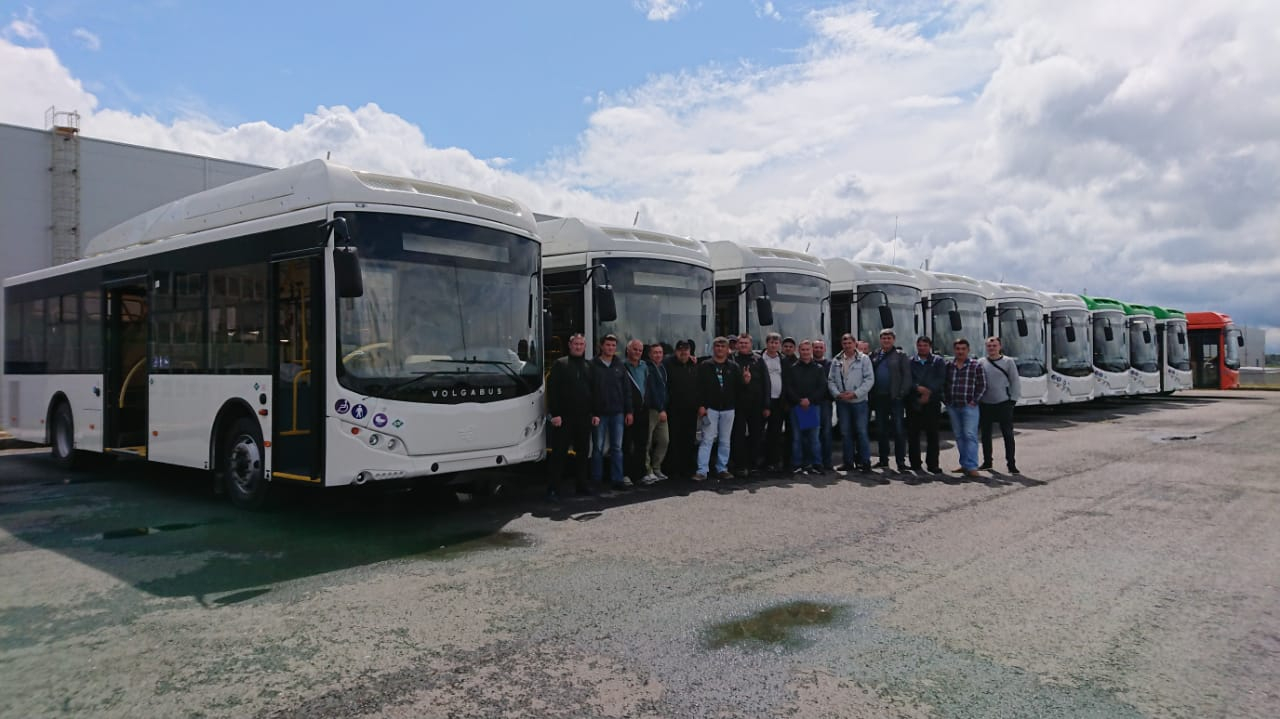 В Чебоксарах городской транспорт пополнился новыми автобусами формата «доступная среда»