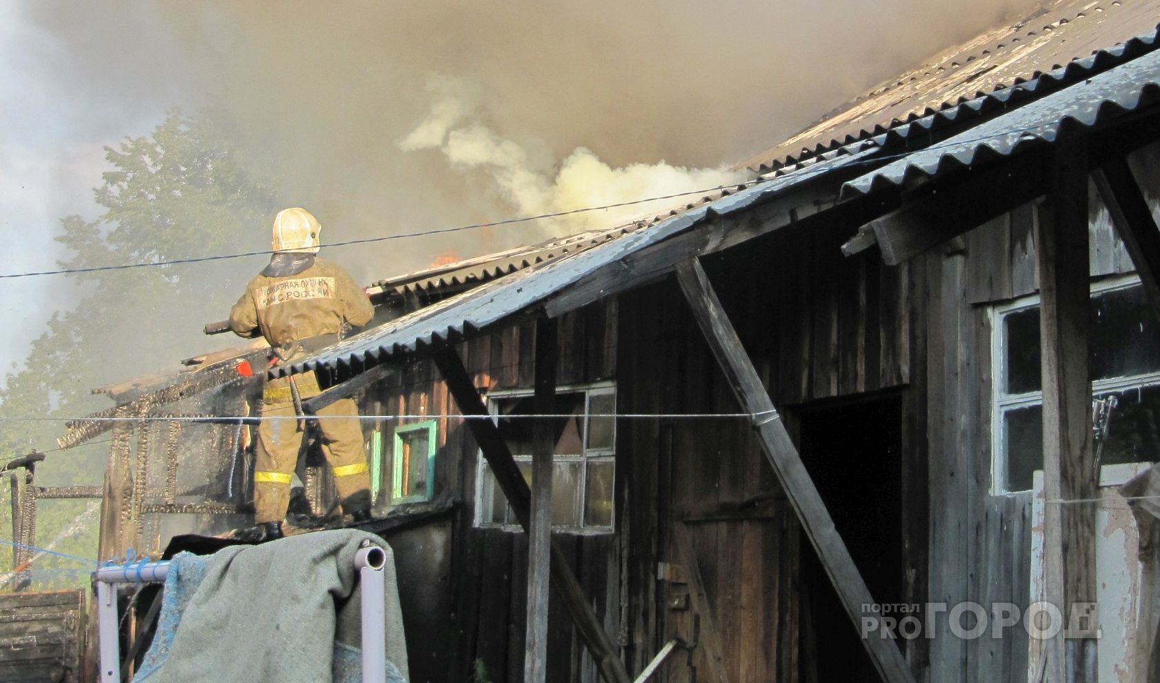В Чебоксарском районе на даче сгорел мужчина