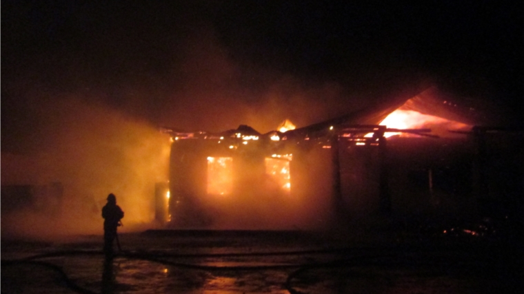 Ночью в чувашской деревне сгорел Дом культуры