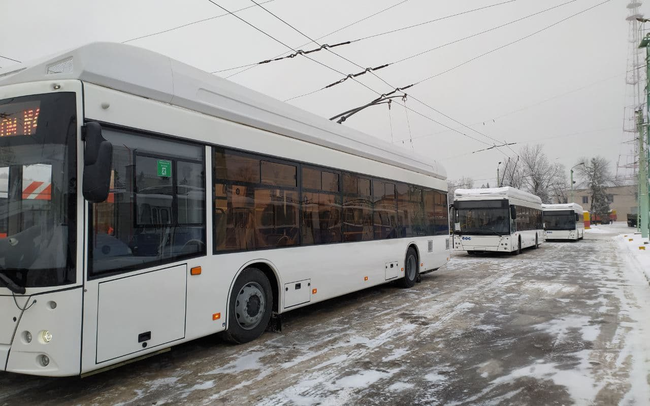 В Чебоксарах на маршрут вышли первые четыре троллейбуса "Горожанин"