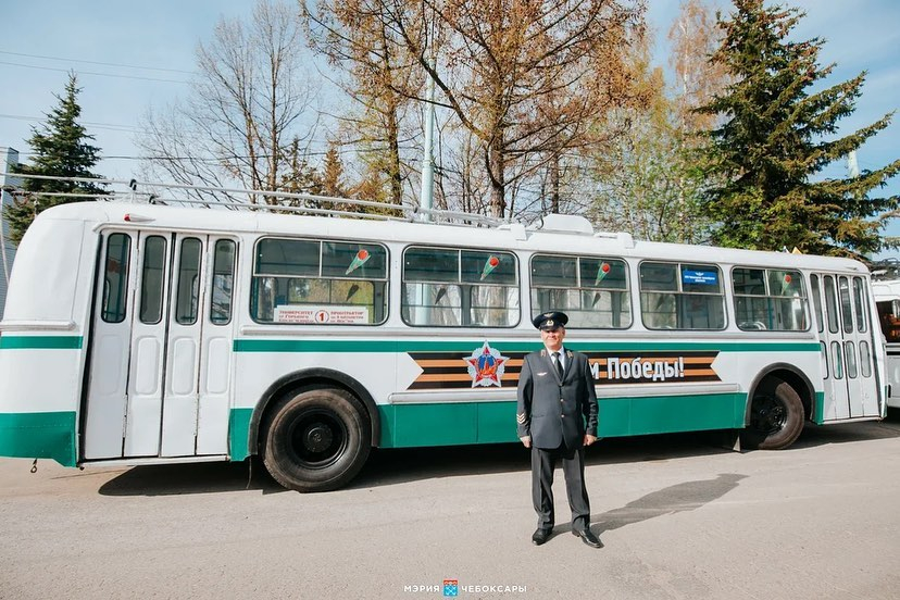 В Чебоксарах на 9 Мая запустят ретро-троллейбус с отслеживанием по ГЛОНАСС