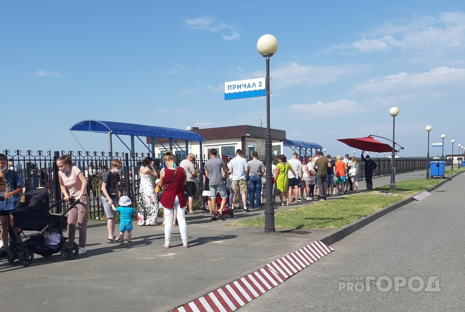 Этим летом в Чебоксары по Волге приплыли 42 тысячи туристов