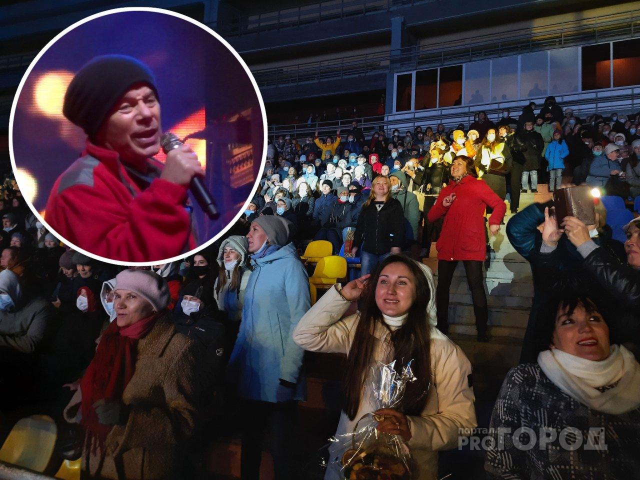 Олег Газманов приехал в Чувашию и выступил на бесплатном концерте: впускали только привитых от коронавируса