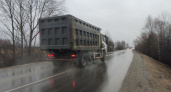По дорогам Чувашии вновь поехали грузовики с песком для строительства М12