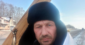 Житель Чувашии прошел пешком более 240 километров с крестом по М7, надеясь дойти до Москвы