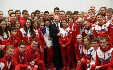Спортсменка из Новочебоксарска встретилась с Владимиром Путиным