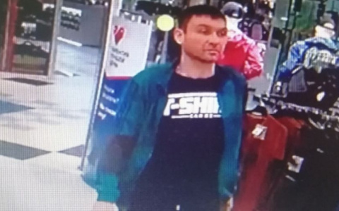 Чебоксарская полиция ищет мужчину, подозреваемого в краже из торгового центра